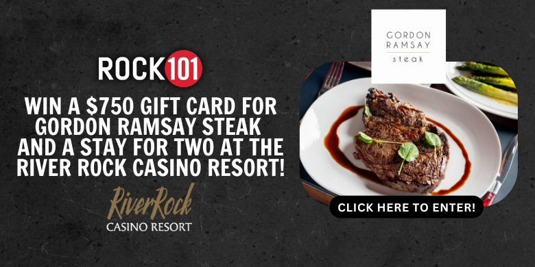 WIN A Gift Card To Canada’s FIRST Gordon Ramsay Steak | Rock 101