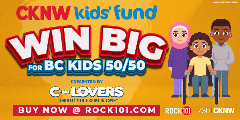 Win Big For BC Kids 50/50