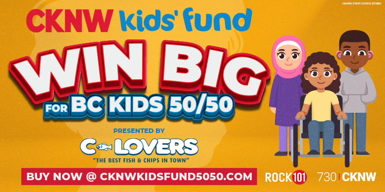 Win Big For BC Kids 50/50